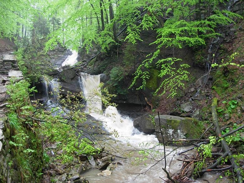 Kaskady Rodła na Białej Wisełce